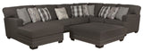 Crawford - Sectional With Cocktail Ottoman