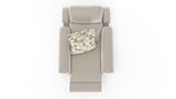 Micah - Power Headrest Power Deep Seat Lay Flat Recliner - Oatmeal