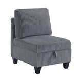 Walterboro - Sectional With Storage, Storage Pouches And Charging Ports