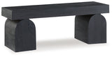 HoLGrove - Accent Bench - Black