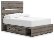 Graystorm - Panel Storage Bed