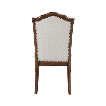 Rexford - 5 Piece Dining Room Set (Table & 4 Side Chairs) - Cherry / Gray