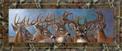 Five Bucks By Carolyn Mock - Print Wall Art - Blue