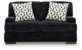 Whitmore Manor - Loveseat - Black Pearl