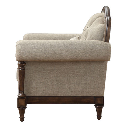 Heath Court - Chair - Dark Brown / Gray