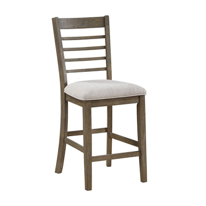 Emilia - 6 Piece Pack Counter Height Set - Brown