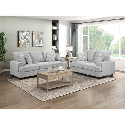 Sarah - Sofa - Pearl Silver