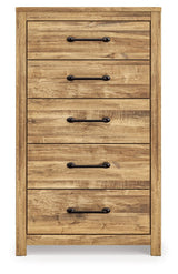 Maystonna - Five Drawer Chest - Brown