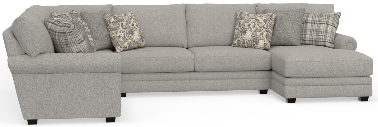 Livingston - Sectional With Comfort Coil Seating And Accent Pillows Included