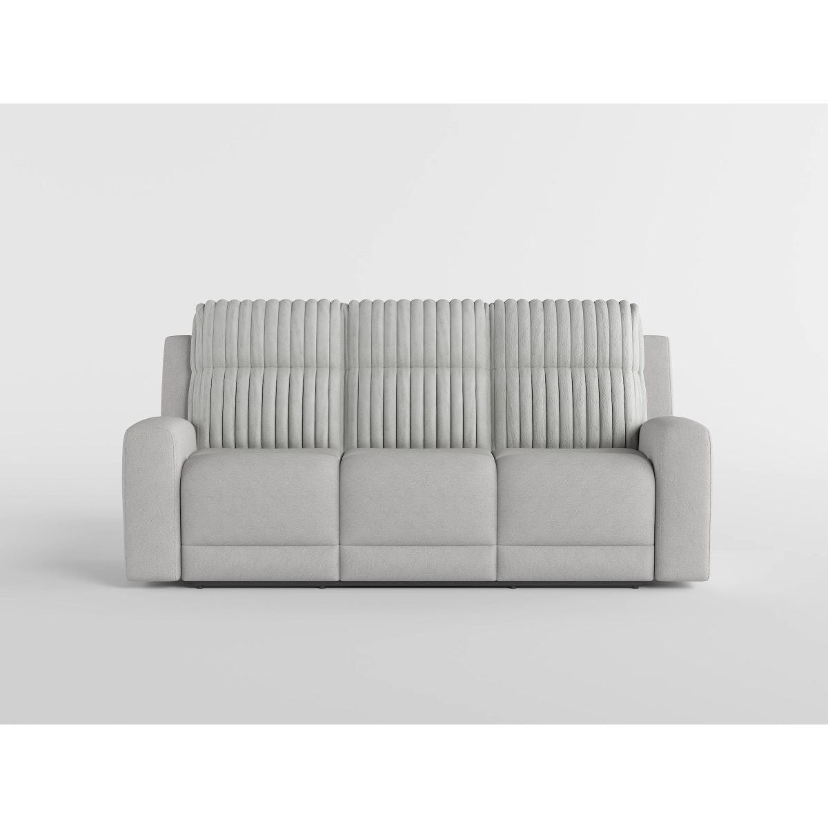 Benton - Double Reclining Sofa - Light Gray