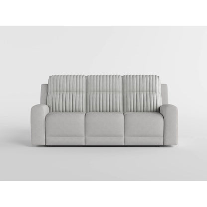 Benton - Double Reclining Sofa - Light Gray