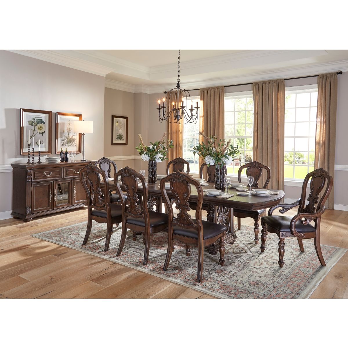 Bergen - Arm Chair (Set of 2) - Brown