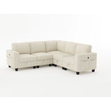 Walterboro - Loveseat With Storage, Storage Pouches And Charging Ports