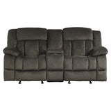 Laurelton - Double Glider Reclining Loveseat With Center Console