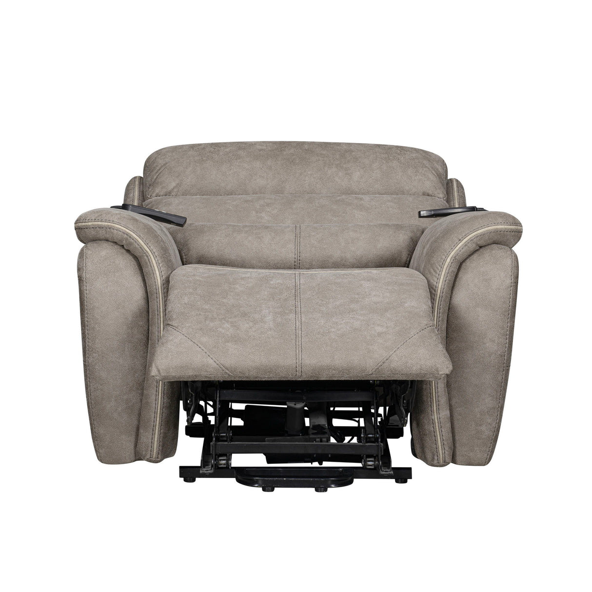 Kamari - Power Lift Recliner With Heat & Massage - Gray