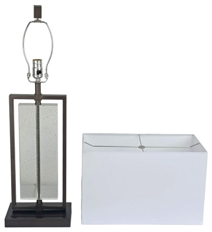 Stillwater Frame - 30 X 17 - Metal Table Lamp (Set of 2) - Gray Slate