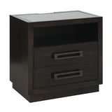 Larchmont - Nightstand, LED Lighting - Dark Brown