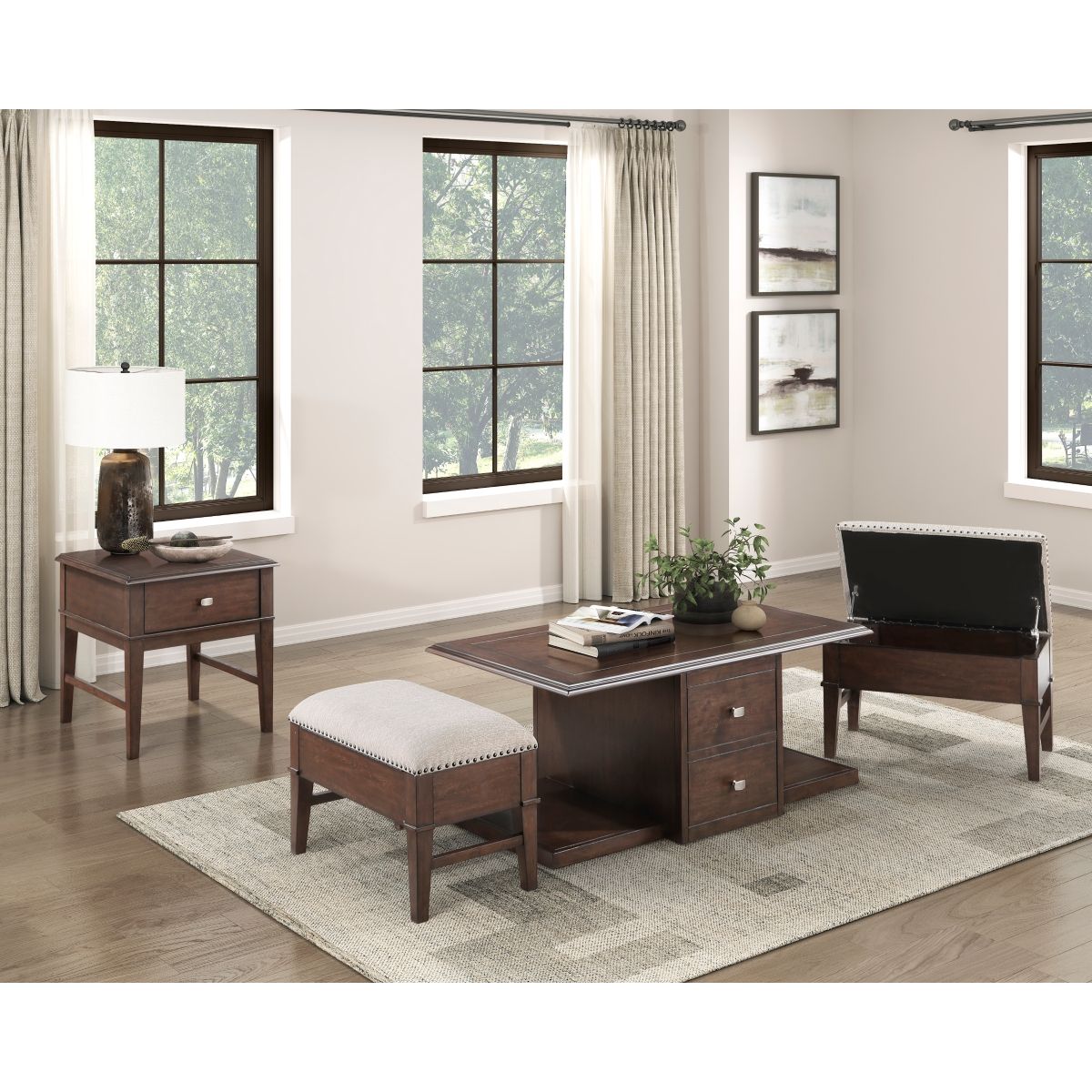 Claremore - End Table - Brown