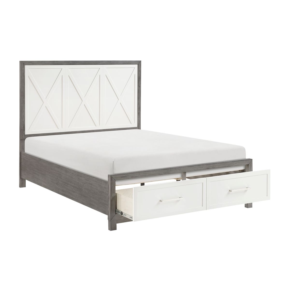 Rowan - Platform Bed With Storage Footboard