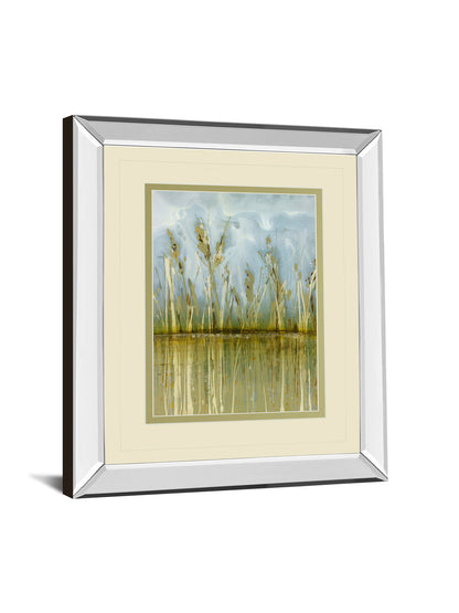 Allure By Hollack - Mirror Framed Print Wall Art - Beige