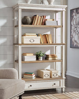 Realyn - Bookcase - Brown / White