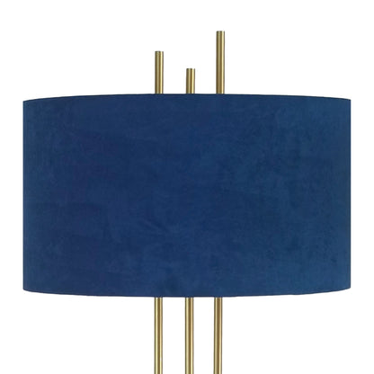 "Velvet Radiance" Metal Table Lamp (Set of 2) - Plated Gold Fiish