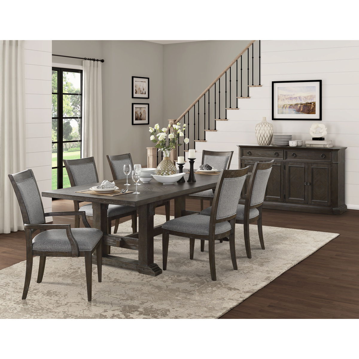 Sarasota - Arm Chair (Set of 2) - Gray