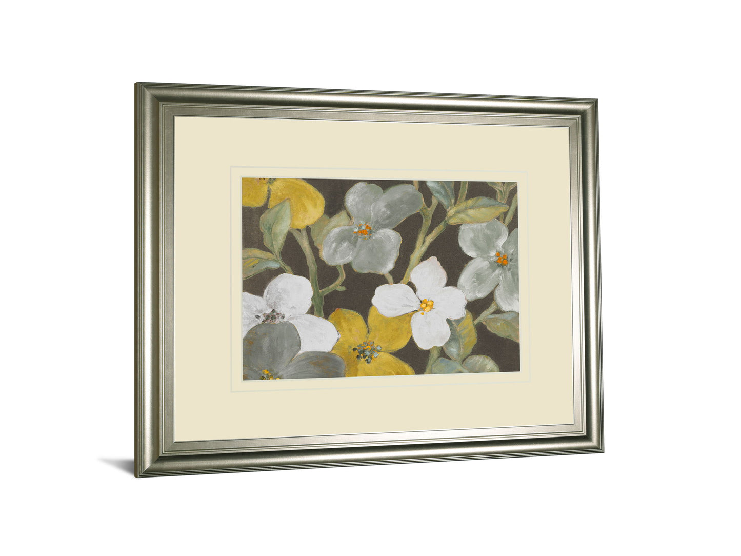 Garden Party In 1 By Lanie Loreth - Framed Print Wall Art - Beige