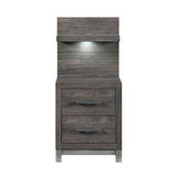 Zephyr - Nightstand With Wall Panel