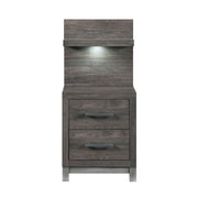 Zephyr - Nightstand With Wall Panel