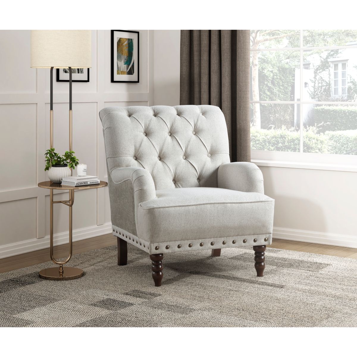 Carol - Accent Chair - Beige