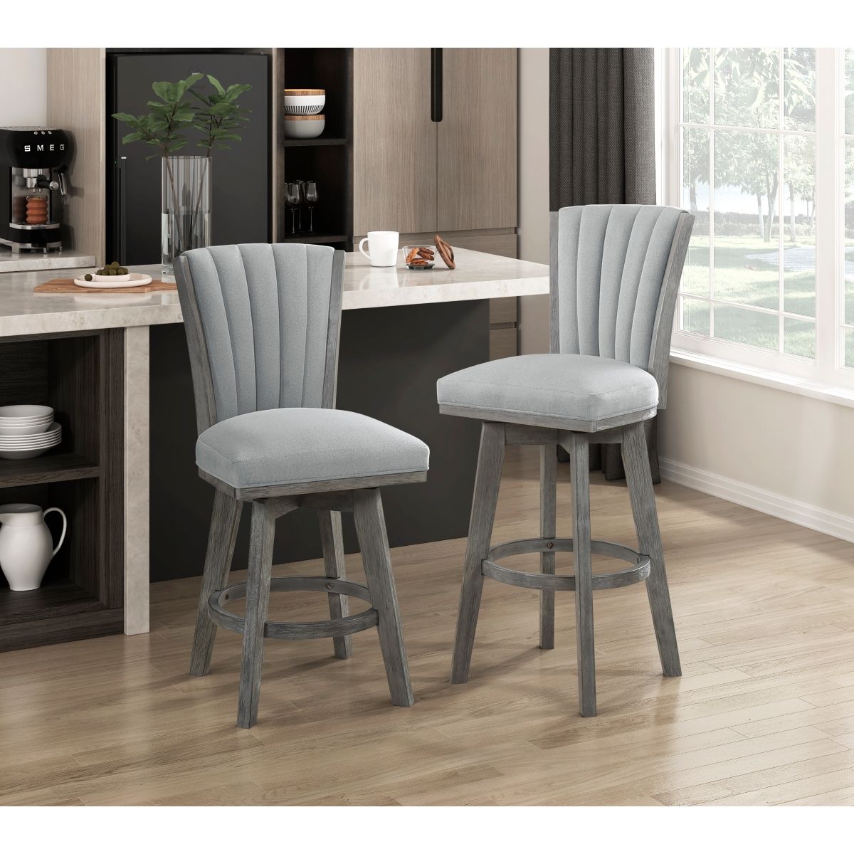 Corvallis - Swivel Chair (Set of 2)