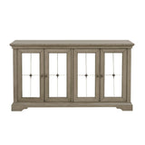 Vermillion - Server With Mirrored Door - Taupe
