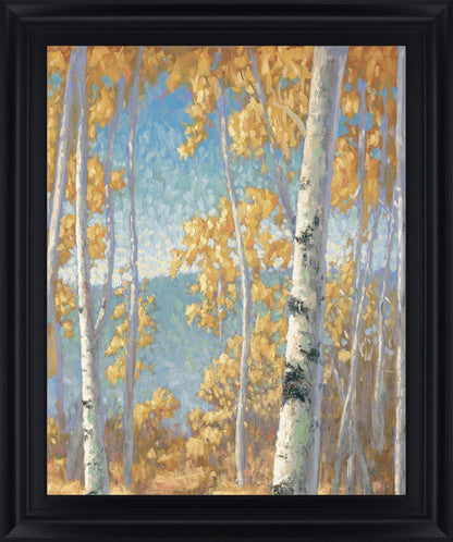 Golden Grove View - 28" x 34" Framed Wall Art - Gold
