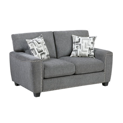 Isabel - Sofa & Loveseat - Dark Gray