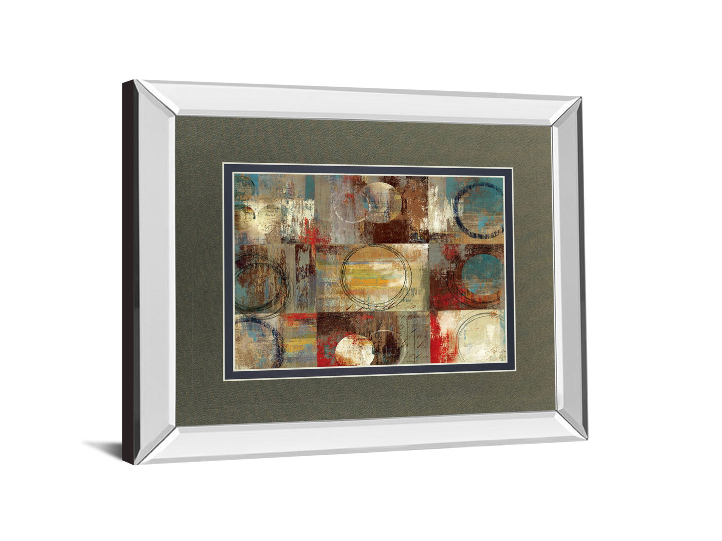 All Around Play By Tom Reeves - Mirror Framed Print Wall Art - Dark Gray
