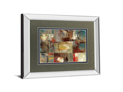 All Around Play By Tom Reeves - Mirror Framed Print Wall Art - Dark Gray