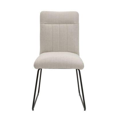 Benito - 5 Piece Dining Room Set (Table & 4 Side Chairs) - Beige / White