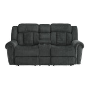 Nutmeg - Double Reclining Loveseat With Center Console