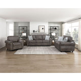 Pinnacle - Loveseat - Dark Brown