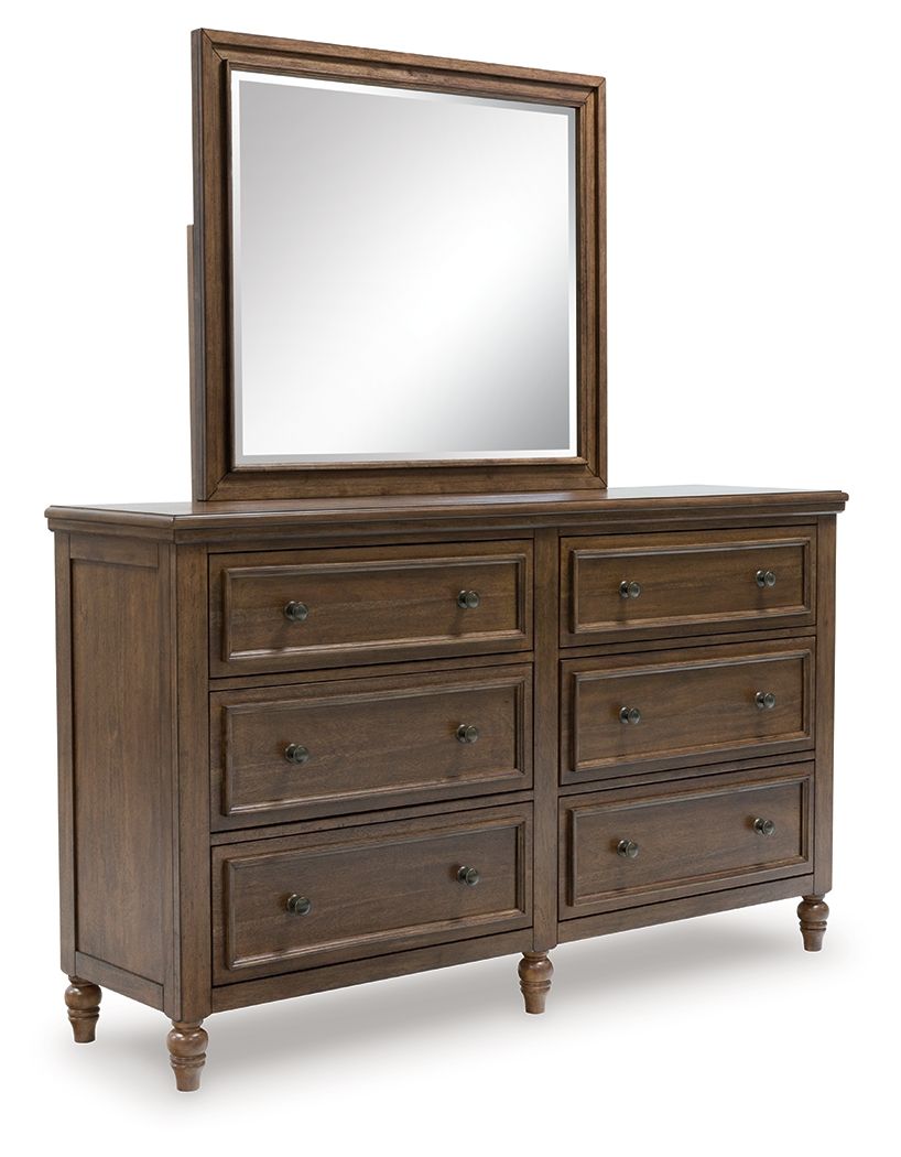 Sturlayne - Dresser And Mirror - Brown