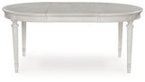Montelaine - Oval Dining Room Extension Table - Antique White