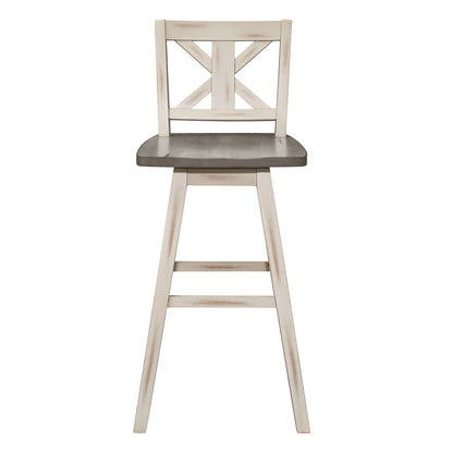 Amsonia - 29" Swivel X-Back Pub Height Chair (Set of 2)