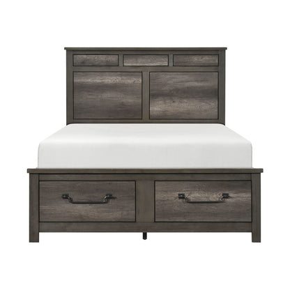 Lenior - Platform Bed With Storage Footboard