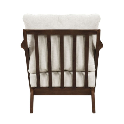 Lennox - Accent Chair - Dark Brown Frame