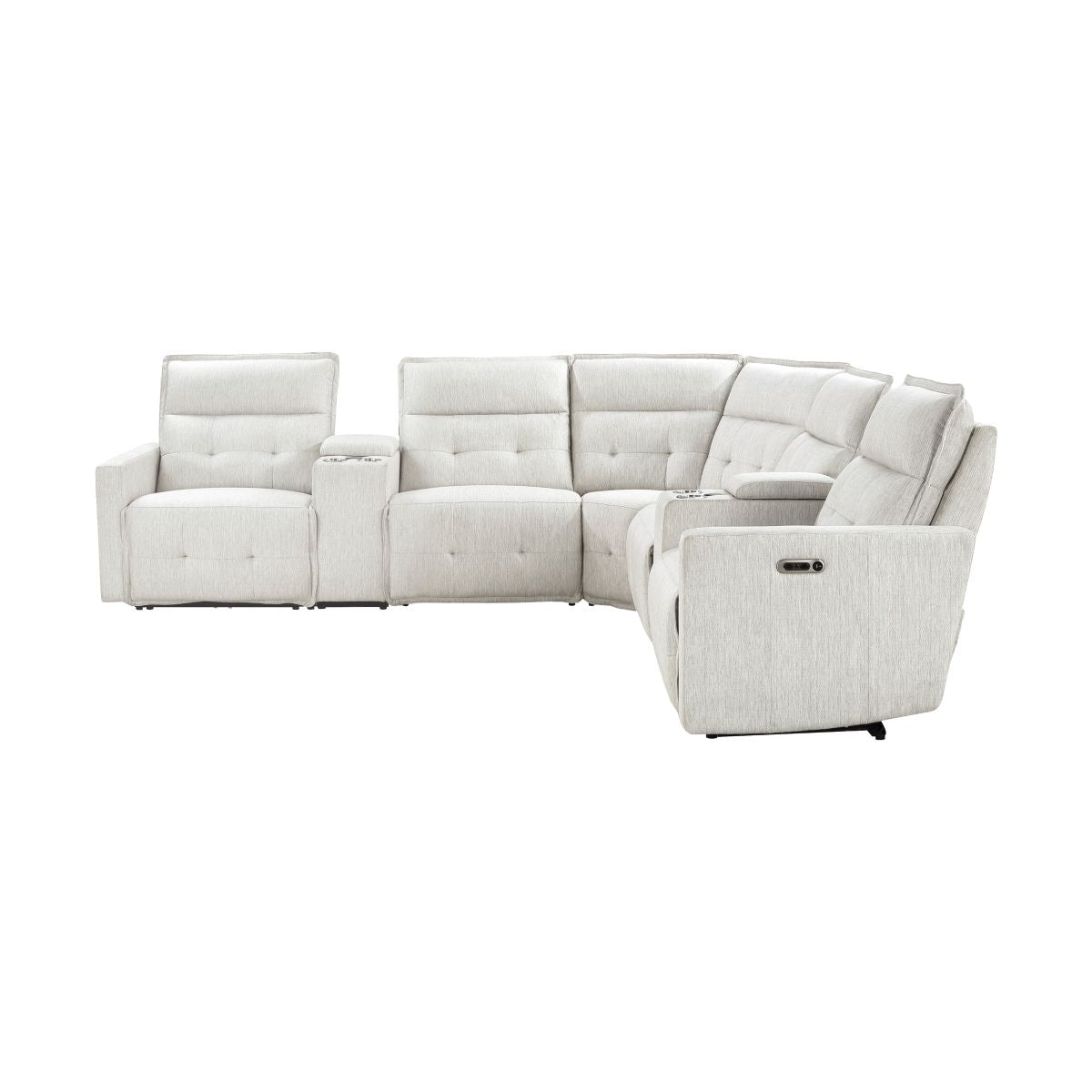 Salida - Modular Power Reclining Sectional With Power Headrests