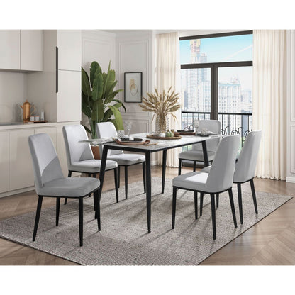 Salerno - Dining Table - Black / Gray