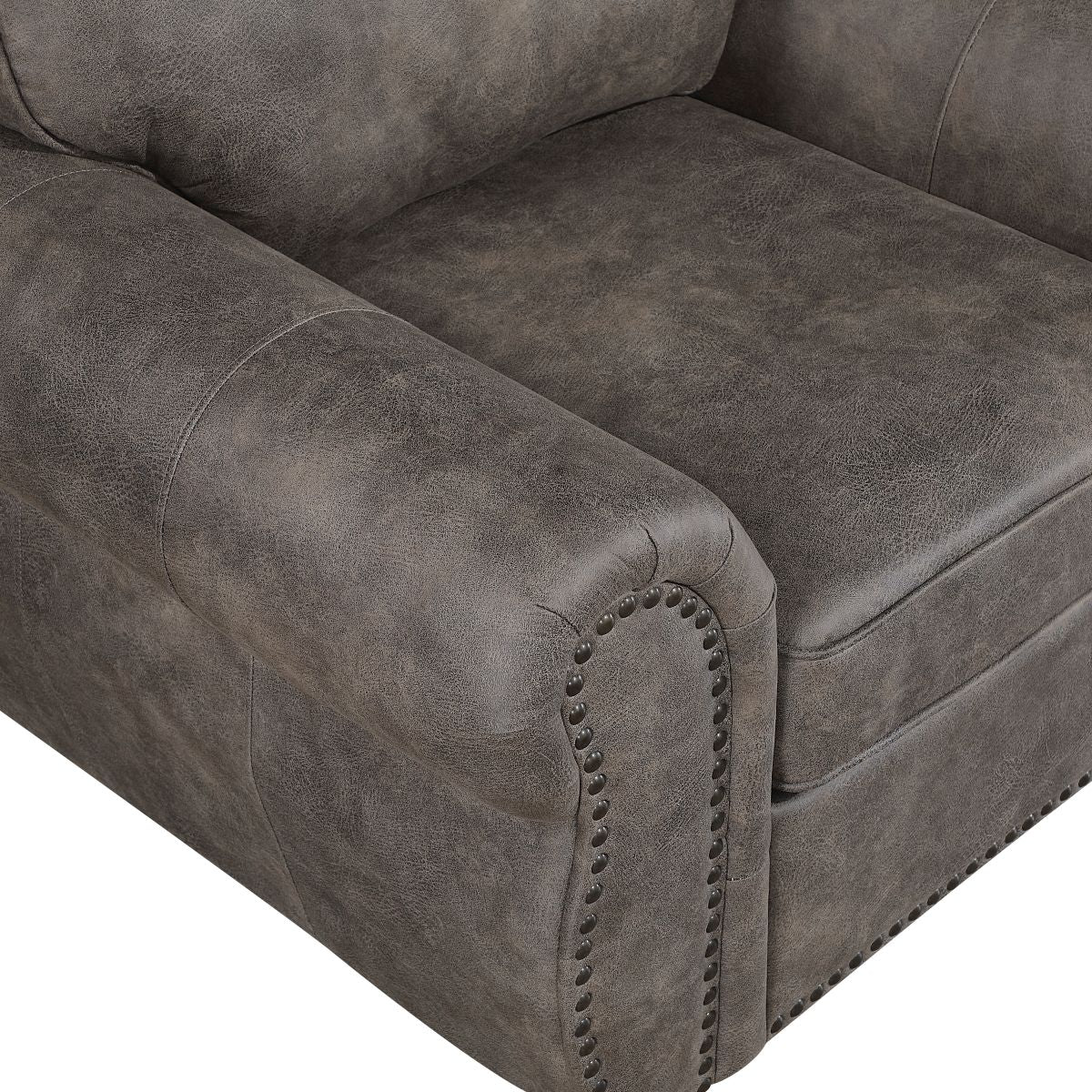 Pinnacle - Loveseat - Dark Brown