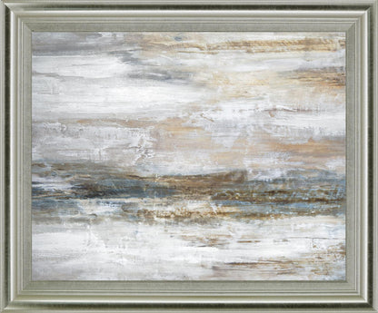 Dusty Drift - 28" x 34" Framed Wall Art - Gray
