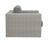 Blakley - Outdoor Swilvel Chair (Set of 2) With Half Round Wicker - Gray